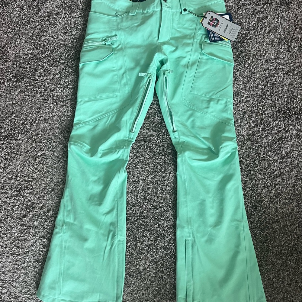 Burton Gloria Mint Green Ski Pants